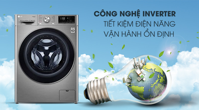 Máy giặt LG Inverter 10.5 kg FV1450S3V
