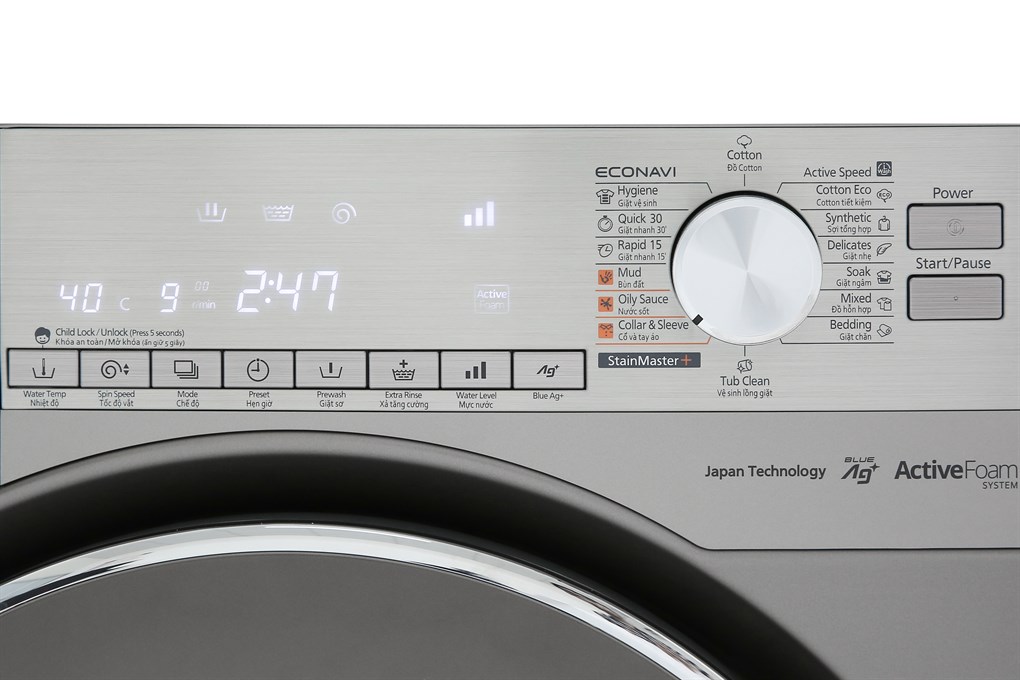 Máy giặt Panasonic Inverter 9 Kg NA-129VX6LV2