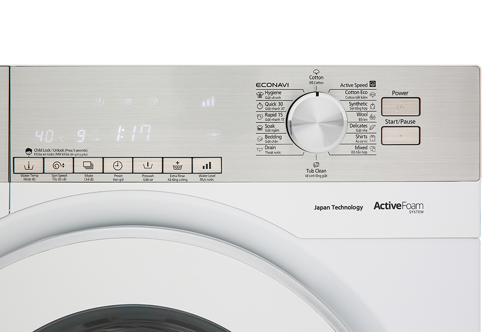 Máy giặt Panasonic Inverter 9 Kg NA-129VG6WV2