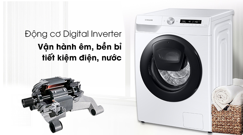 Máy giặt Samsung Addwash 8.5kg inverter WW85T554DAW/SV