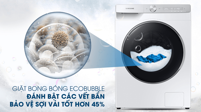 Máy giặt Samsung 9kg AI Inverter WW90TP44DSH/SV