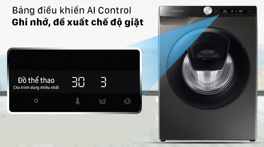 Máy giặt Samsung Inverter 8.5kg WW85T554DAX/SV