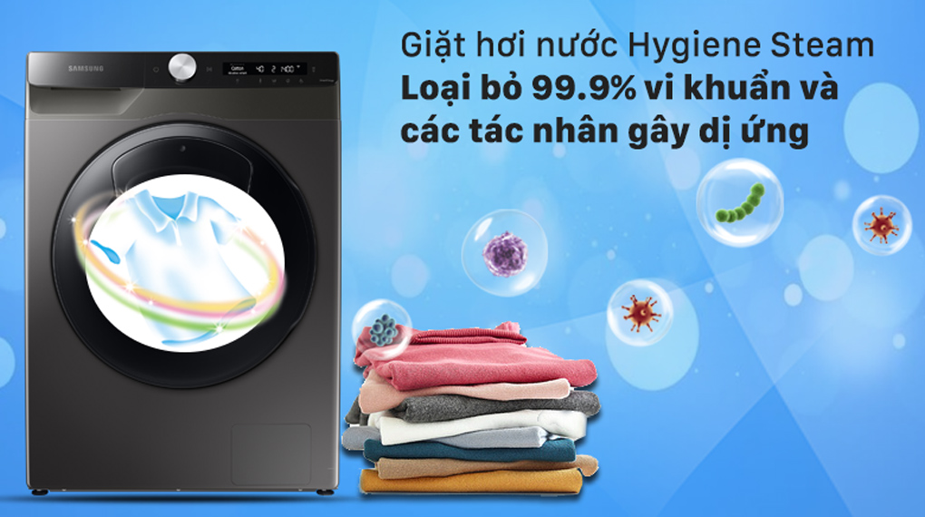 Máy giặt Samsung Inverter 8.5kg WW85T554DAX/SV