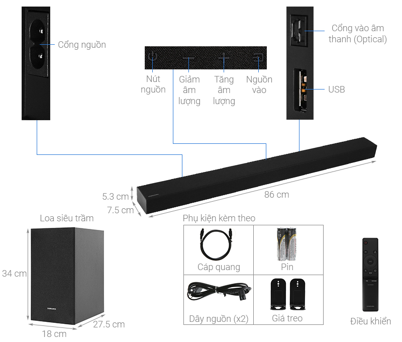 Loa thanh Samsung HW-T450