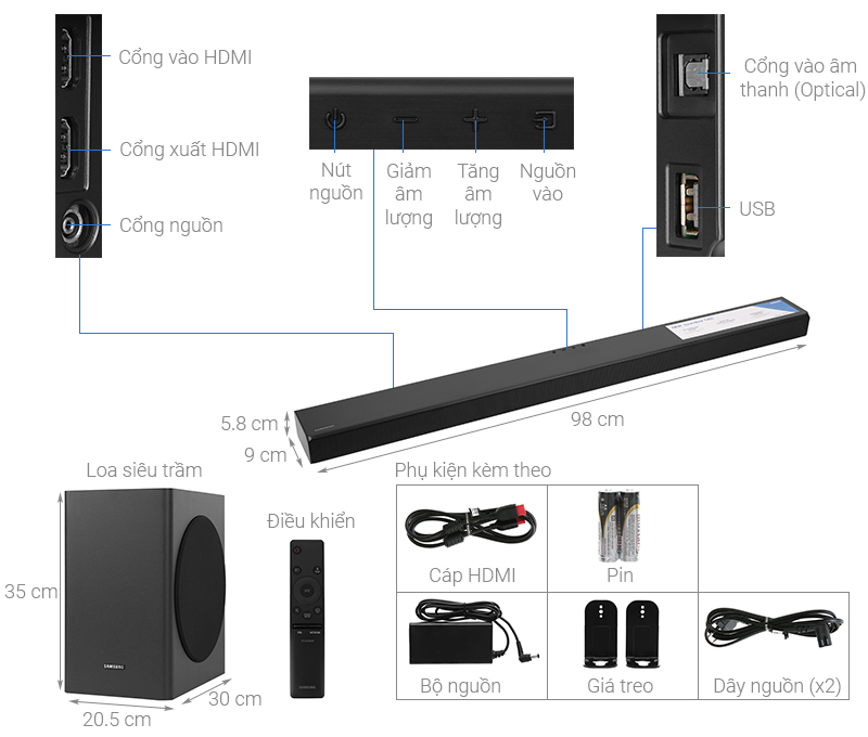 Loa thanh Samsung HW-T650