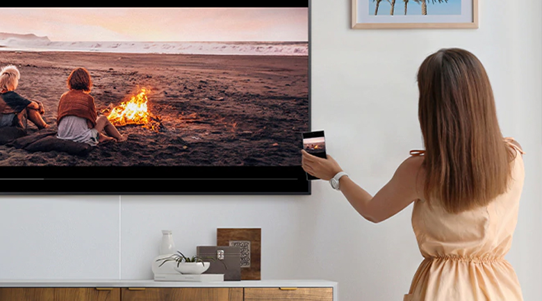 Smart Tivi Khung Tranh The Frame QLED Samsung 4K 55 inch QA55LS03T