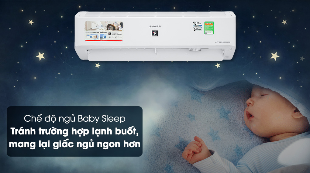 Máy lạnh Sharp Inverter 1.5 HP AH-XP13YMW