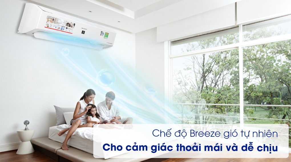 Máy lạnh Sharp Inverter 1.5 HP AH-XP13YMW