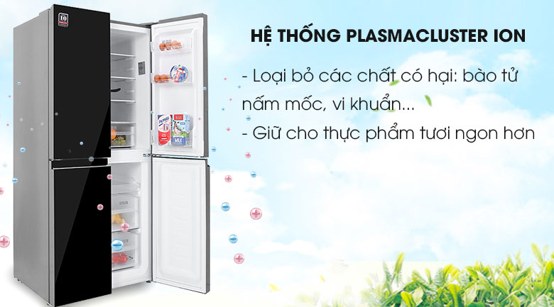 Tủ lạnh Sharp SJ-FXP600VG-BK Inverter 525 lít