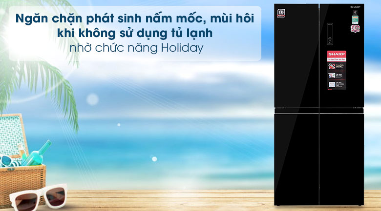 Tủ lạnh Sharp SJ-FXP600VG-BK Inverter 525 lít