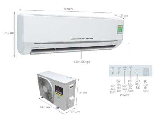 Điều hòa Mitsubishi Heavy 2.5HP 24000BTU SRK/SRC24CS-S5