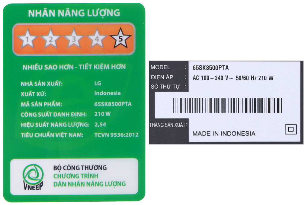 Smart Tivi LG 4K 65 inch 65SK8500PTA