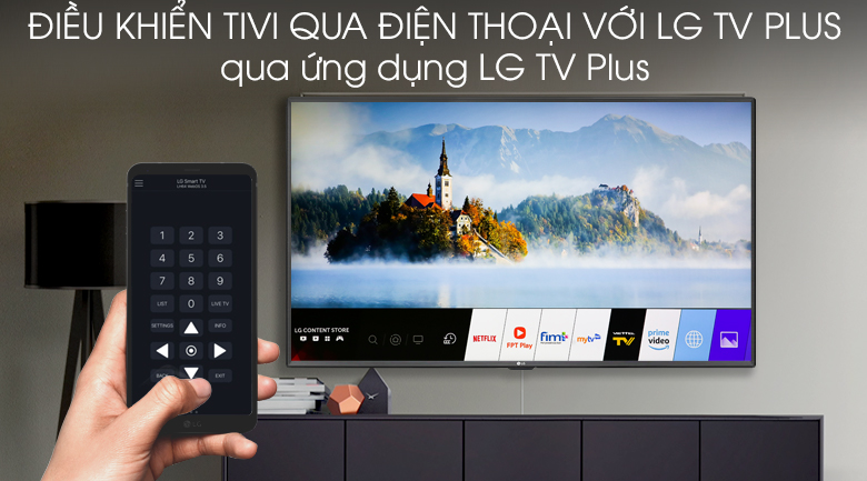 Điều khiển tivi 70UM7300PTA qua điện thoại dễ dàng