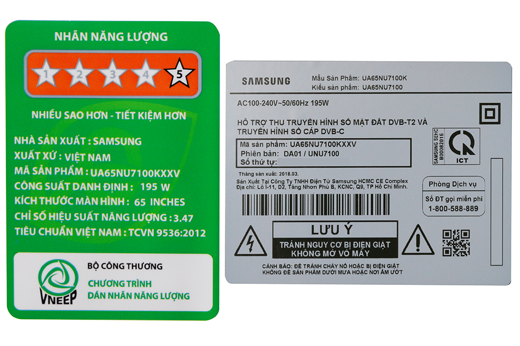 Smart Tivi Samsung 4K 65 inch UA65NU7100