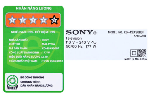 Android Tivi Sony 4K 49 inch KD-49X9000F