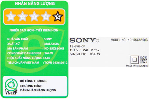 Android Tivi Sony 4K 55 inch KD-55X8500G