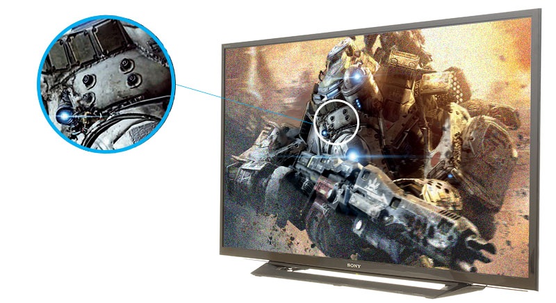 Công nghệ hình ảnh vượt trội trên tivi Sony 32 inch 32R300