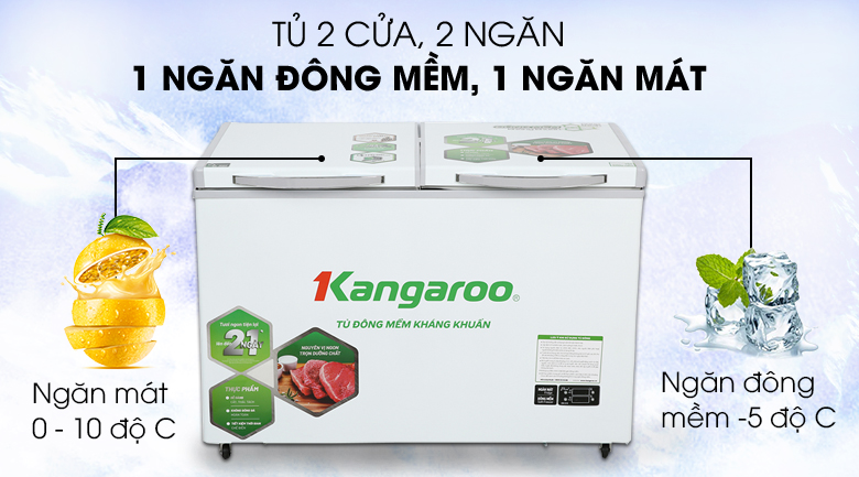 Tủ đông mềm Kangaroo 192 lít KG 268DM2