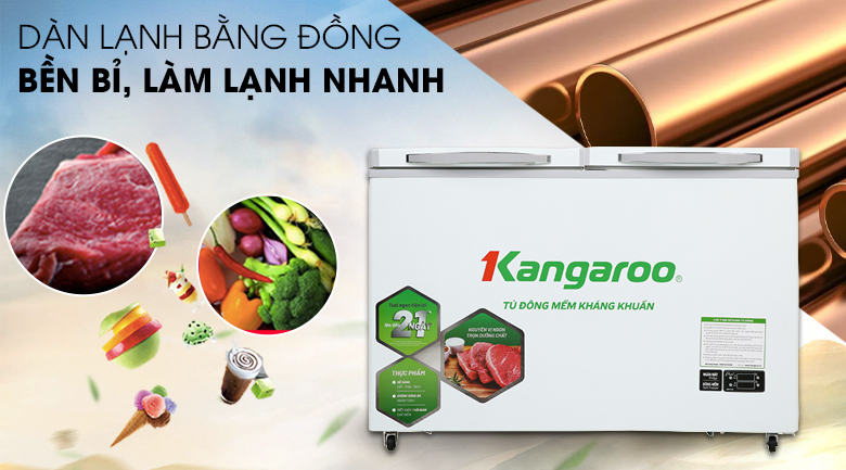 Tủ đông mềm Kangaroo 192 lít KG 268DM2