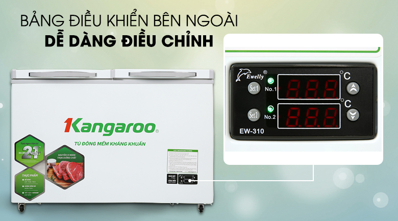 Tủ đông mềm Kangaroo 192 lít KG 268DM2