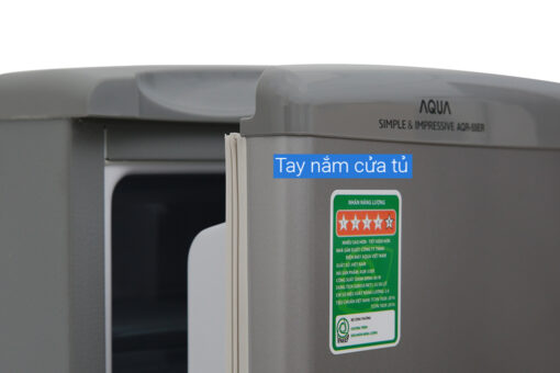 Tủ lạnh Aqua 50 lít AQR-55ER (SS) Xám Nhạt