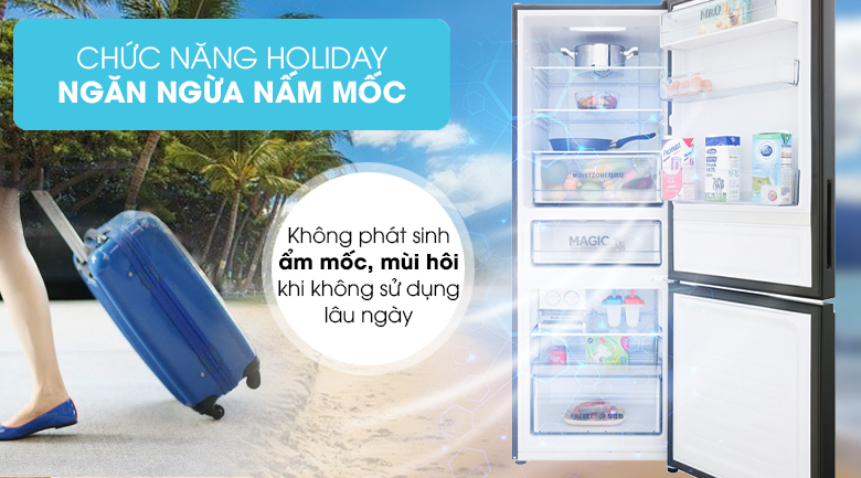 Tủ lạnh Aqua 292 lít AQR-IG338EB GB