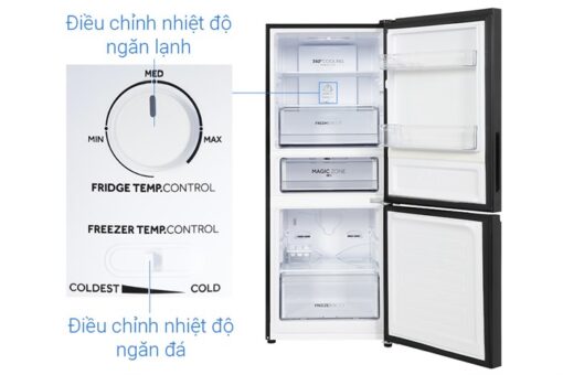 Tủ lạnh Aqua Inverter 260 lít AQR-B310MA(FB)