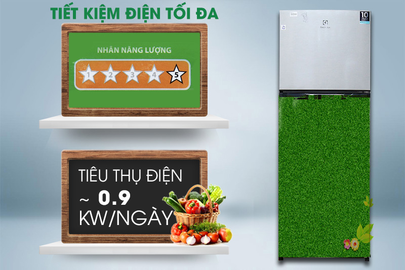 Tủ lạnh Electrolux Inverter 317 lít ETB3200GG