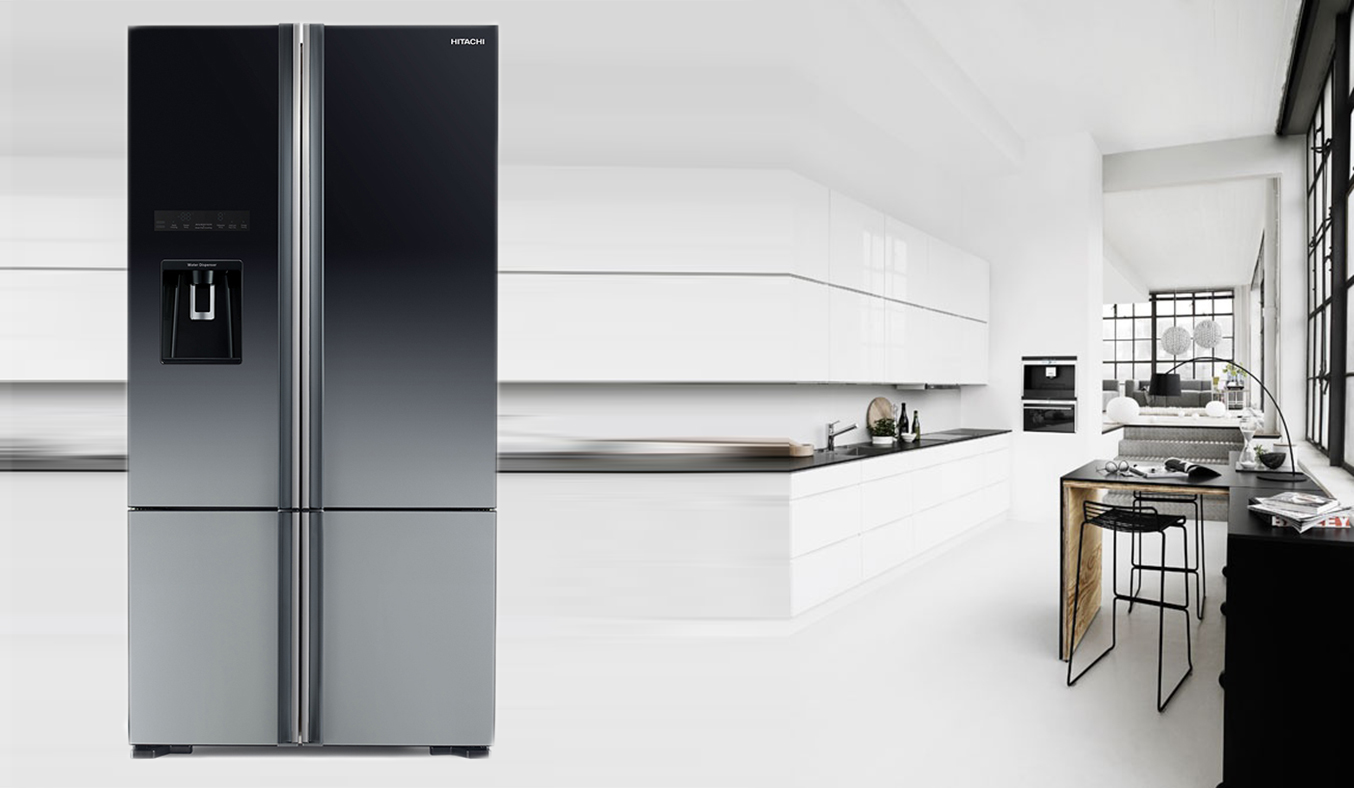 Tủ Lạnh Hitachi Inverter 587 Lít R-WB780PGV6X (XGR) 4 Cánh