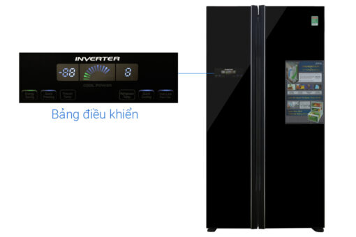 Tủ lạnh Hitachi Inverter 605 lít R-FS800PGV2 GBK
