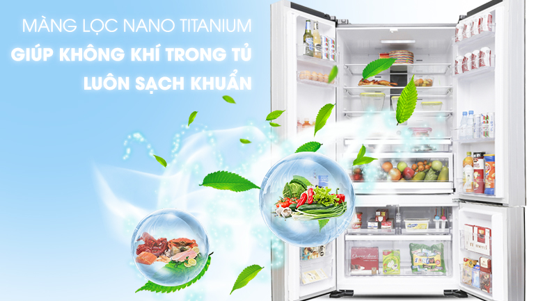 Tủ lạnh Hitachi Inverter 640 lít R-WB800PGV5 GBK