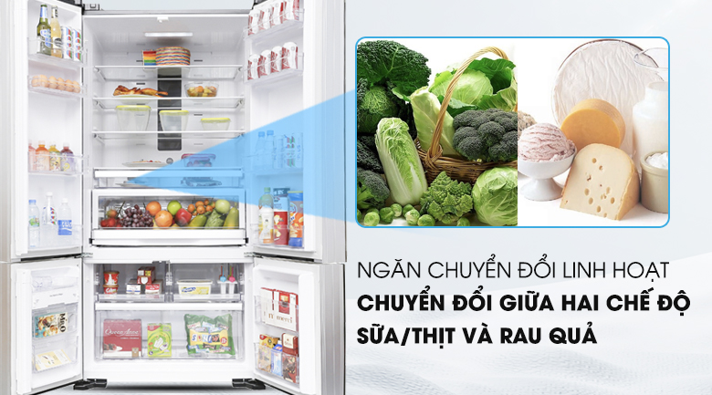 Tủ lạnh Hitachi Inverter 640 lít R-WB800PGV5 GBK
