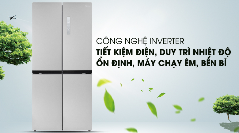Tủ lạnh Midea Inverter 482 lít MRC-626FWEIS