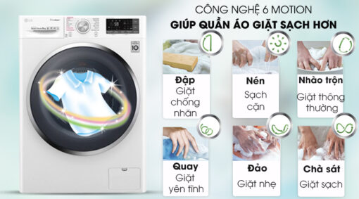 Máy giặt LG Inverter 9 kg FC1409S4W
