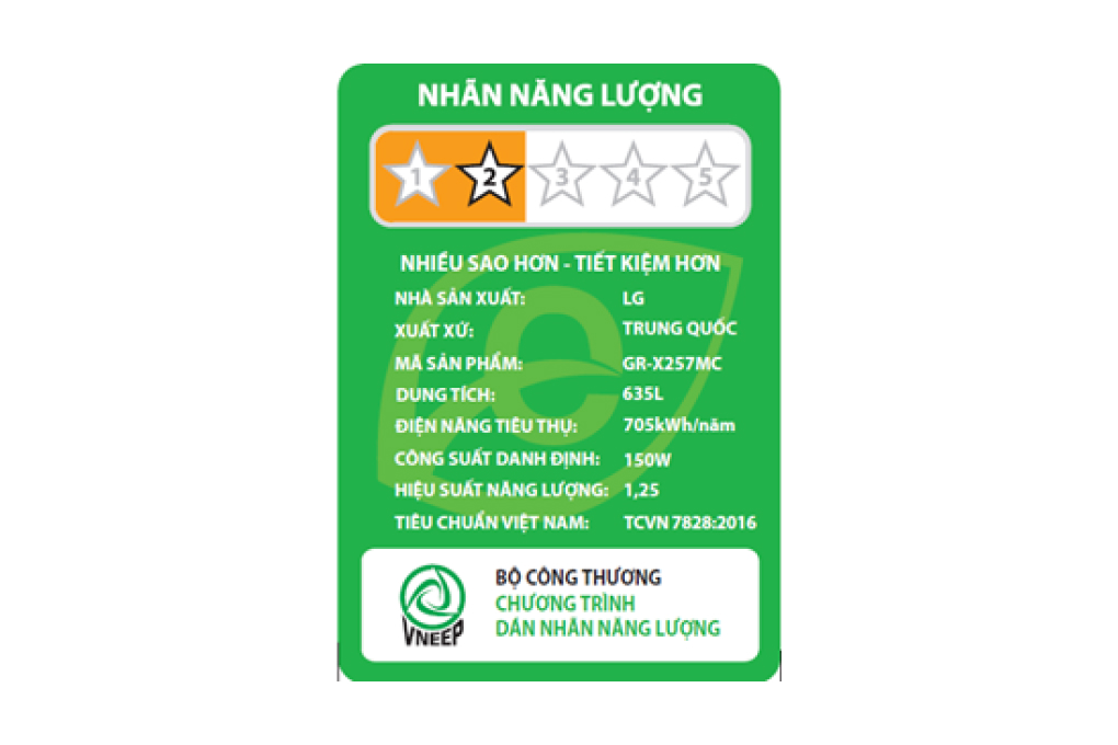Tủ lạnh LG Inverter 635 Lít GR-X257MC