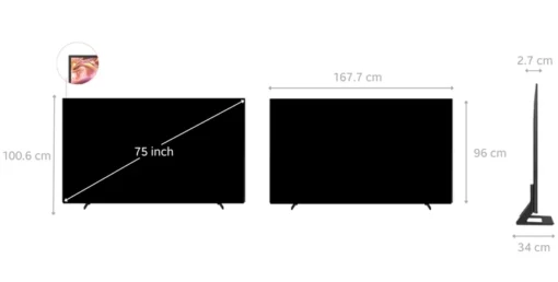 Smart Tivi Samsung QLED 4K 75 inch 75QE1D