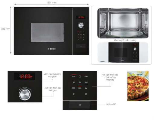 Lò vi sóng Bosch BEL523MS0 serie 4