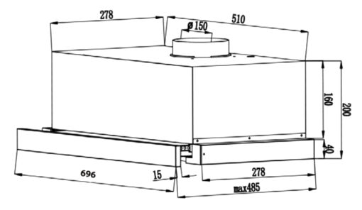 Máy hút mùi Canzy 70cm CZ-70BRH