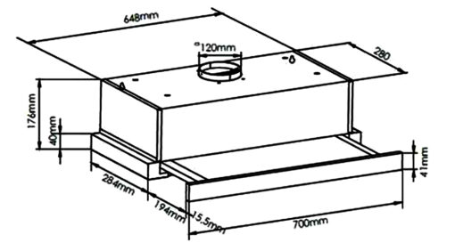 Máy hút mùi Canzy 70cm CZ-D700B