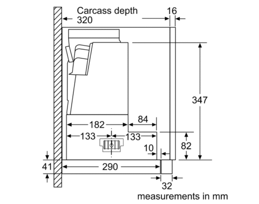 Máy hút mùi âm tủ 60cm Bosch DFS067K51 Serie 8
