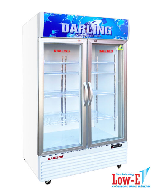 TỦ MÁT 2 CÁNH ĐÈN LED 630L DL-7000A2