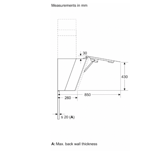 Máy hút mùi Bosch 80cm DWK81AN60 serie 6