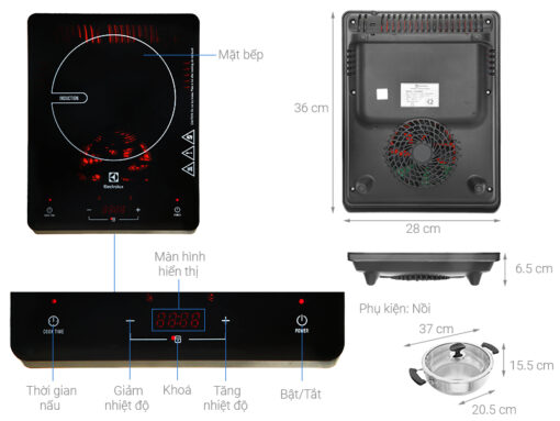 Bếp từ đơn Electrolux ETD29MKC