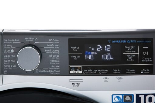 Máy giặt sấy Electrolux Inverter giặt 10 kg - sấy 7 kg EWW1042AEWA