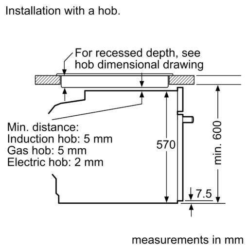 Lò nướng Bosch HBA5570S0B serie 6
