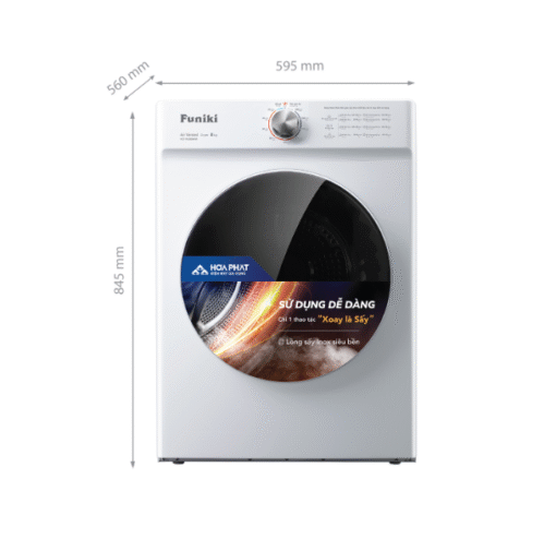 Máy sấy thông hơi Funiki HD-V680AW 8kg