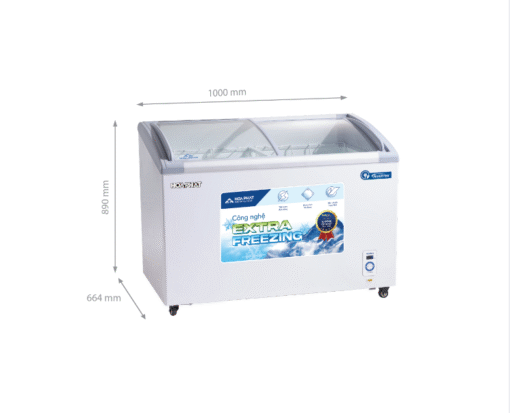 Tủ đông trưng bày Hòa Phát Inverter HSF AD8280.C1 280 lít