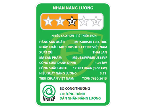 Máy lạnh Mitsubishi Electric 1.5 HP MS/MU-JS35VF