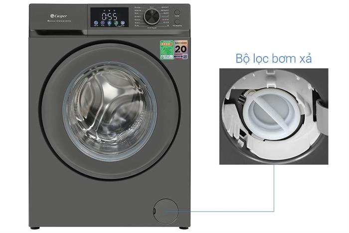 Máy giặt Casper ProWash Inverter 12.5 kg WF-D125VGR1