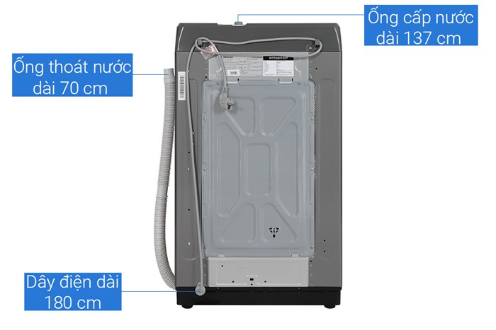 Máy giặt cửa trên Hisense lồng đứng 8 kg WTZQ8012UT